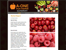 Tablet Screenshot of aonefruitmarket.com.au